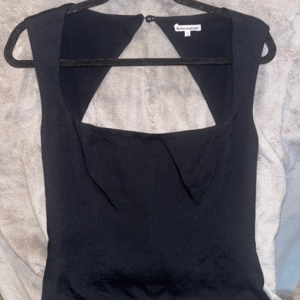 Reformation Diandra Top Black